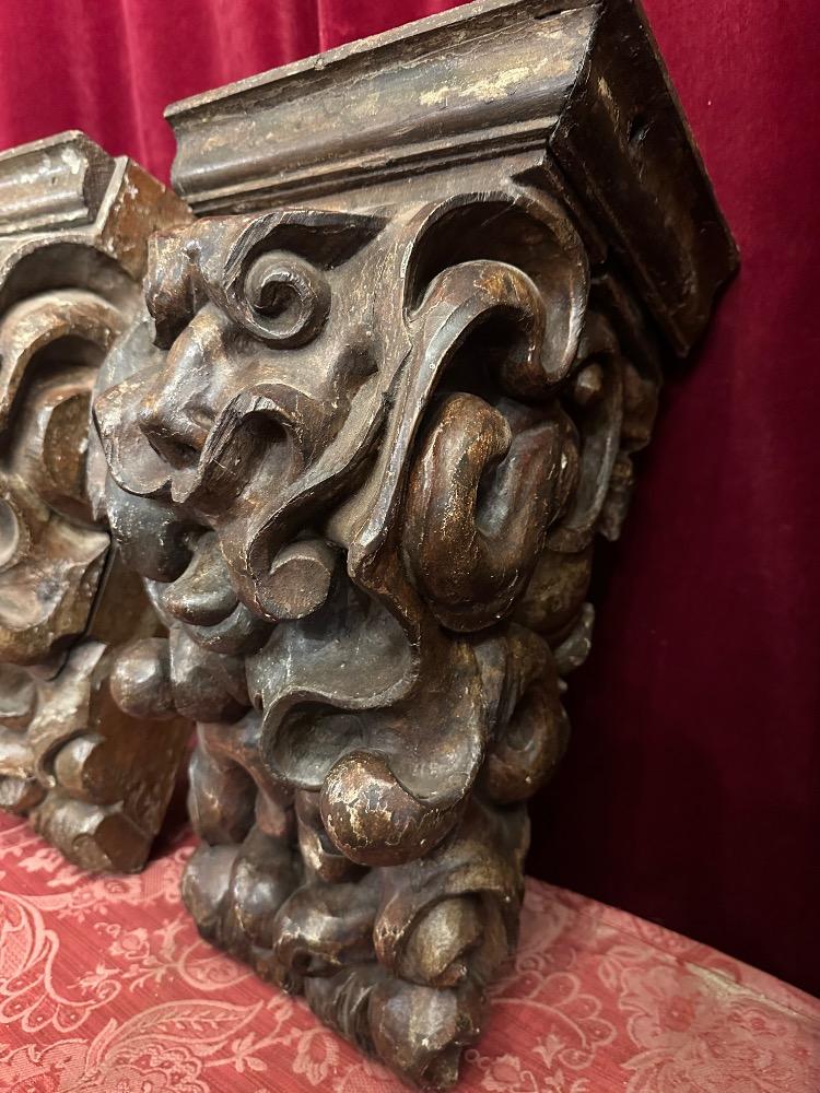 Pair  Architectural Ornaments