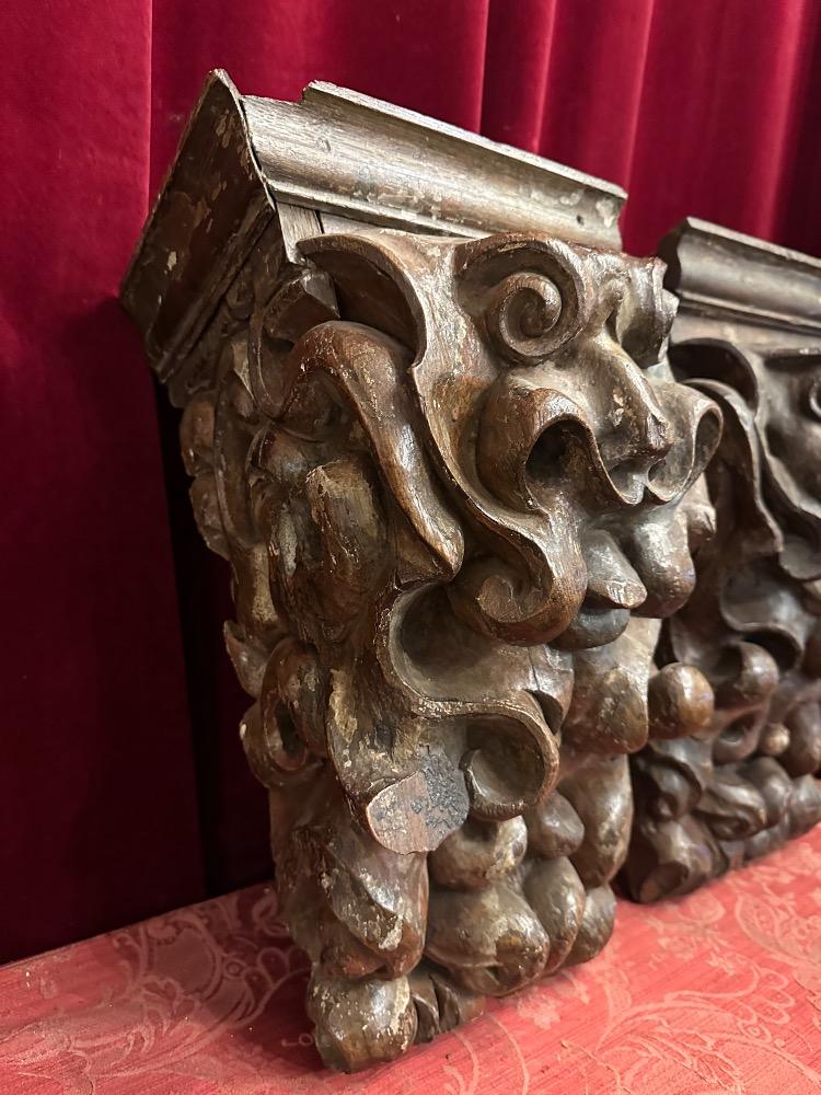 Pair  Architectural Ornaments