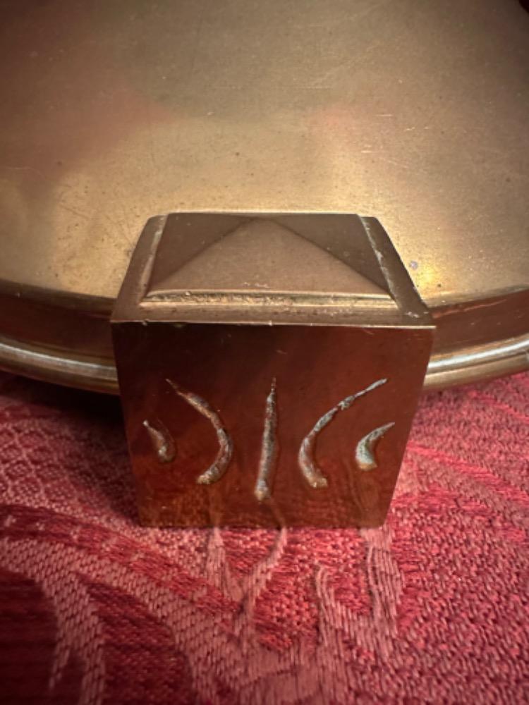 Pair art - deco Candle Holders Measures Without Pin