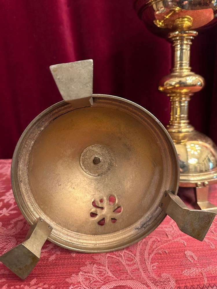 Pair art - deco Candle Holders Measures Without Pin