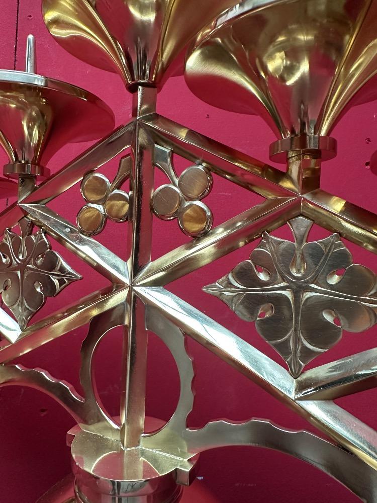 Pair art - deco Candle Holders Measures Without Pin