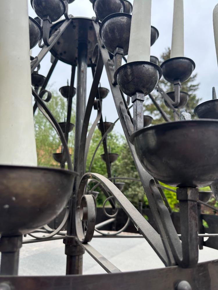 Pair art - deco Large Candle Holders By : Brom !