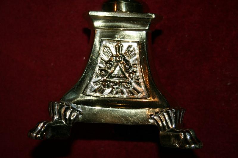 Pair Barok Identical Altar Crosses