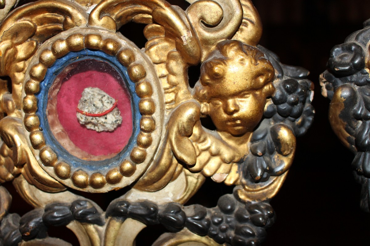 Pair Barok Reliquaries