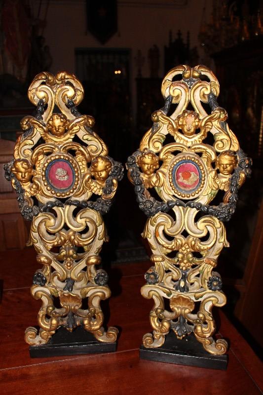 Pair Barok Reliquaries