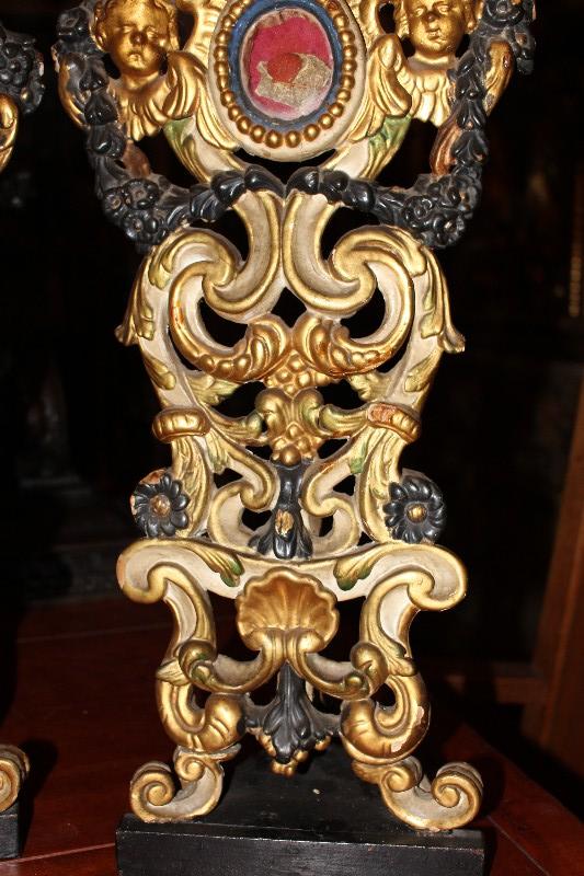 Pair Barok Reliquaries
