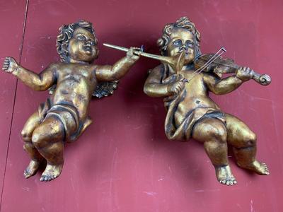 Angels style Baroque en Resin, 20th century