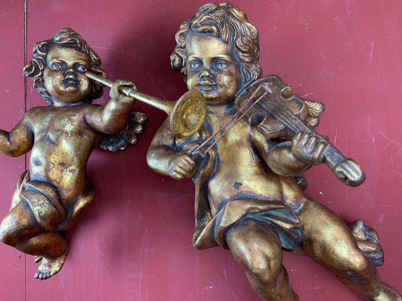 Pair  Baroque Angels