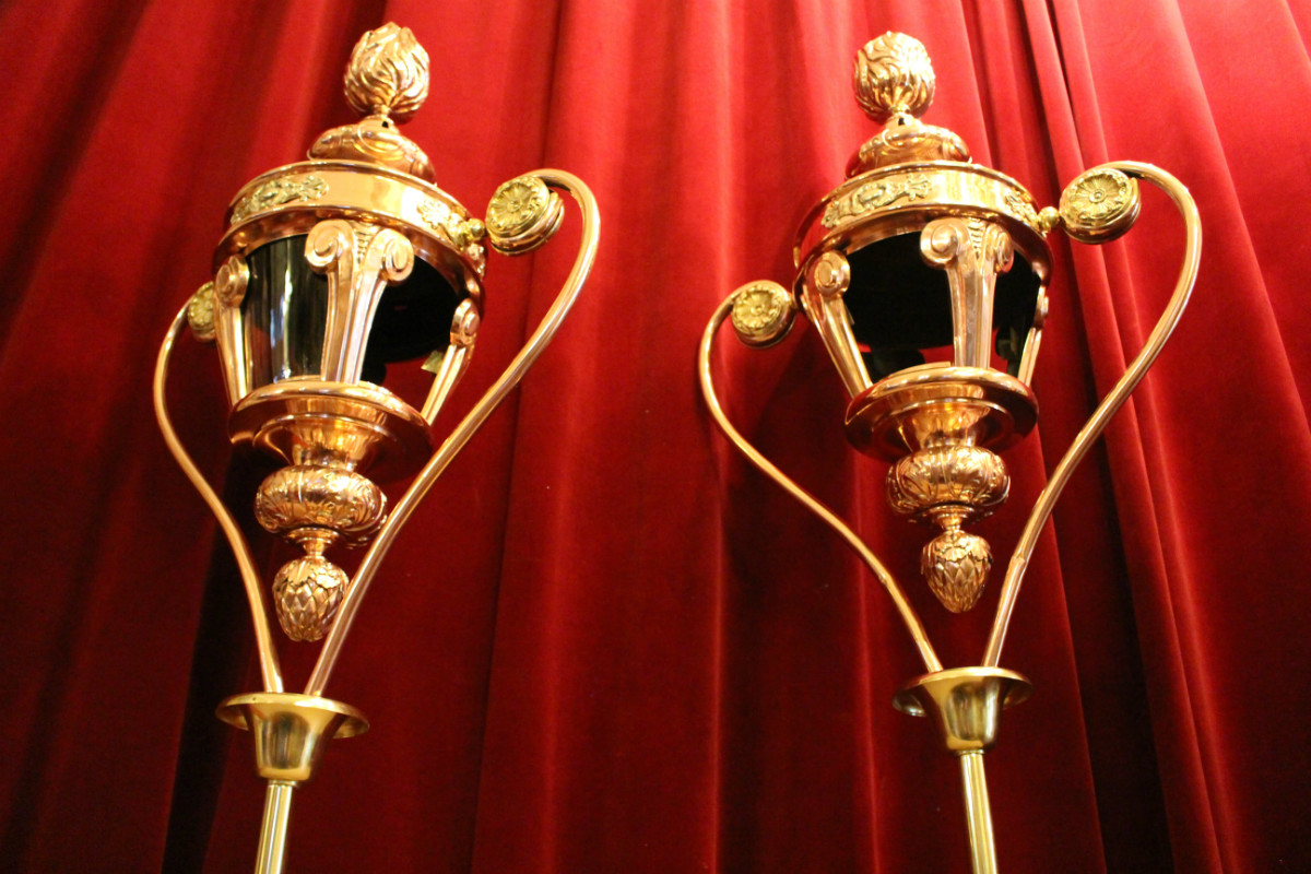 Pair baroque Baldachin-Lanterns