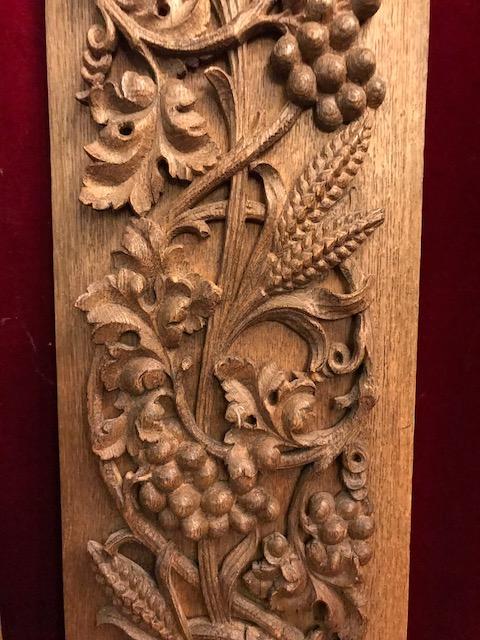 Pair Baroque Hand Carved Panels
