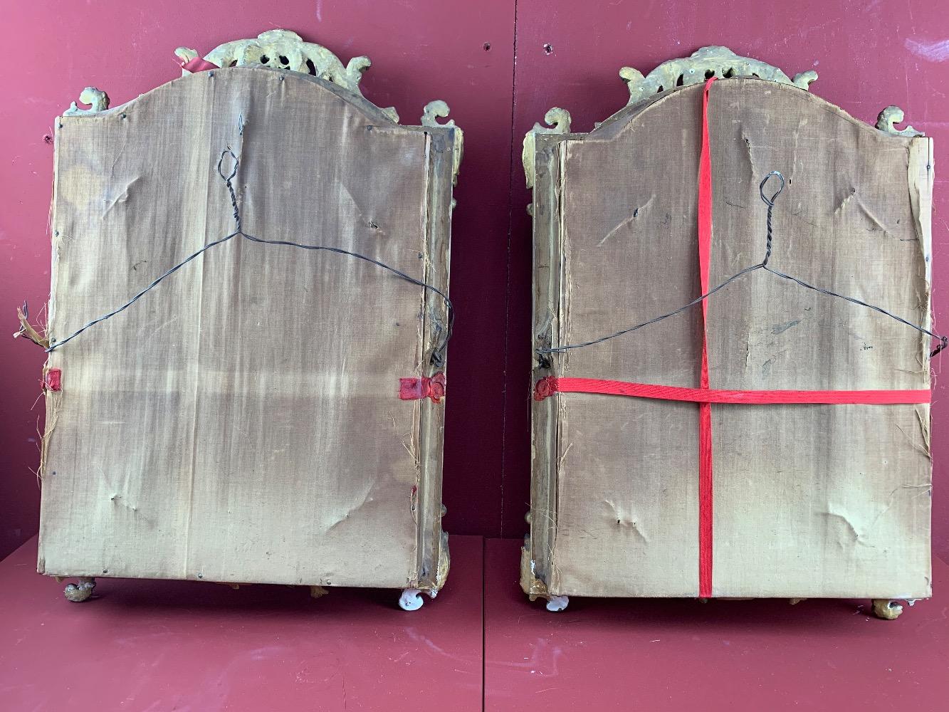 Pair  Baroque Important Matching Reliquaries Multiple Relics, Relics Of The True Cross Documents Most Probably Inside