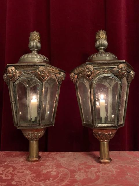 Pair Baroque Lanterns