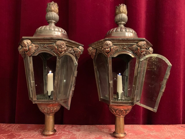 Pair Baroque Lanterns