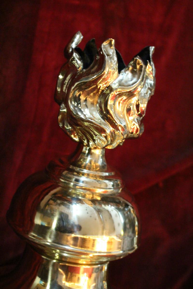 Pair  baroque Large Exceptional Baldachin-Lanterns.