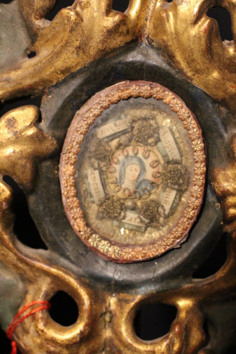 Pair baroque Reliquaries