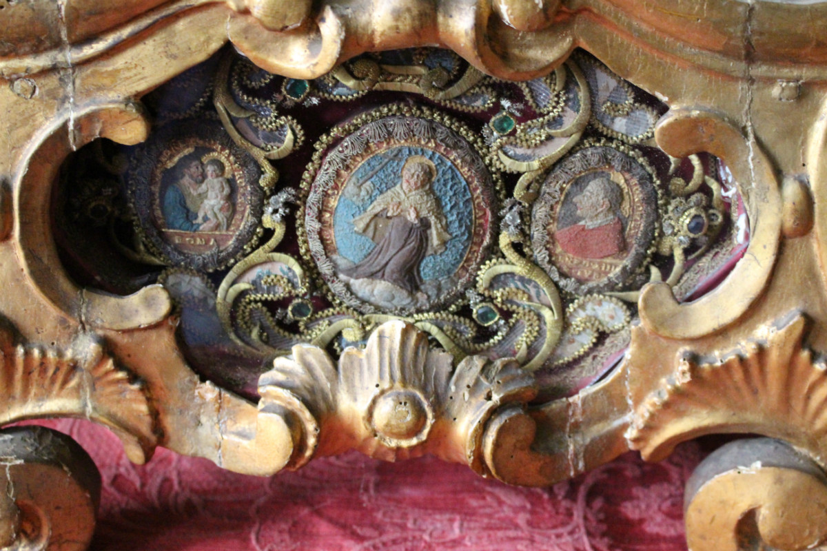 Pair Baroque - Rococo Matching Reliquaries  Museum - Worthy  Altar - Pieces