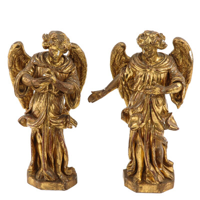 Angels style Baroque - Style en Wood / Gilt, Belgium  18 th century