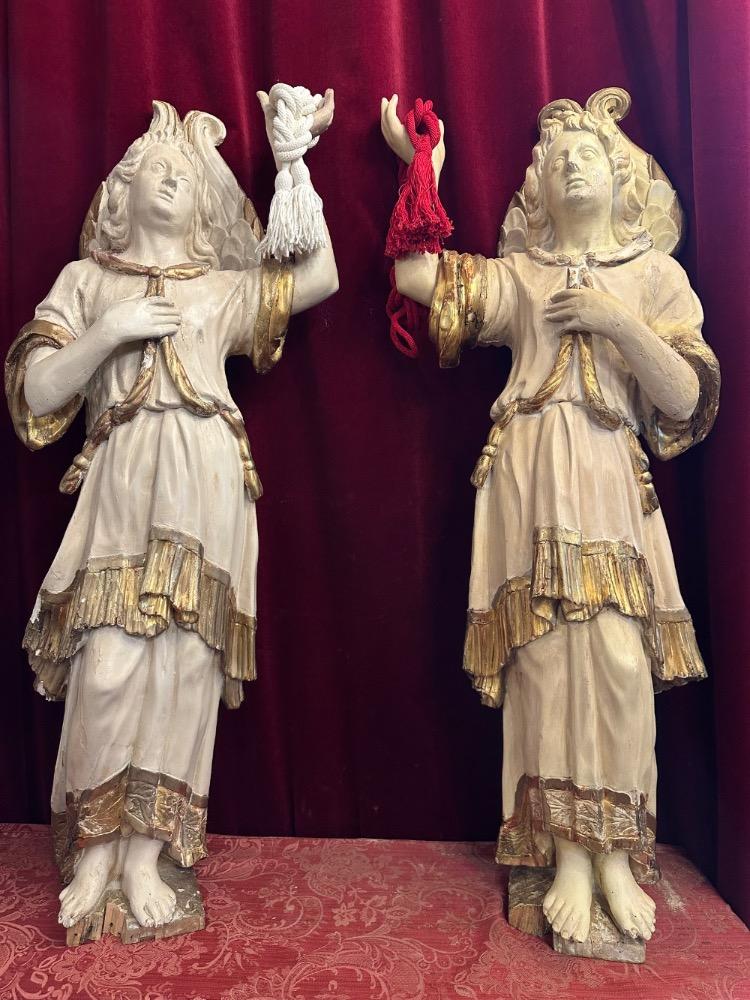 Pair  Baroque - Style Angels