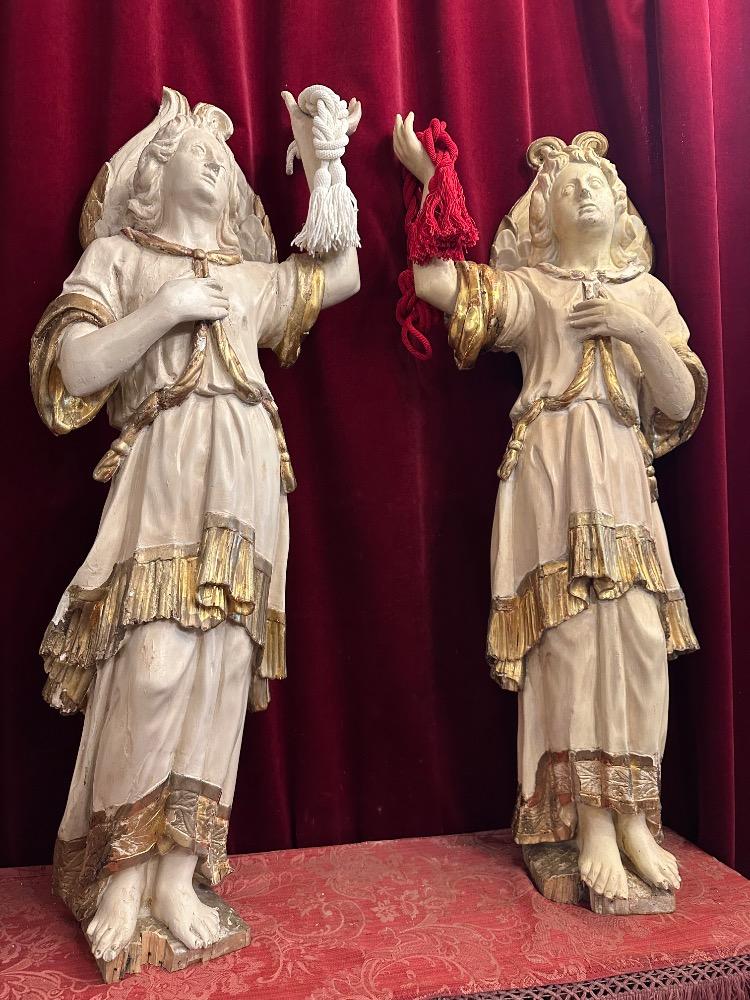 Pair  Baroque - Style Angels
