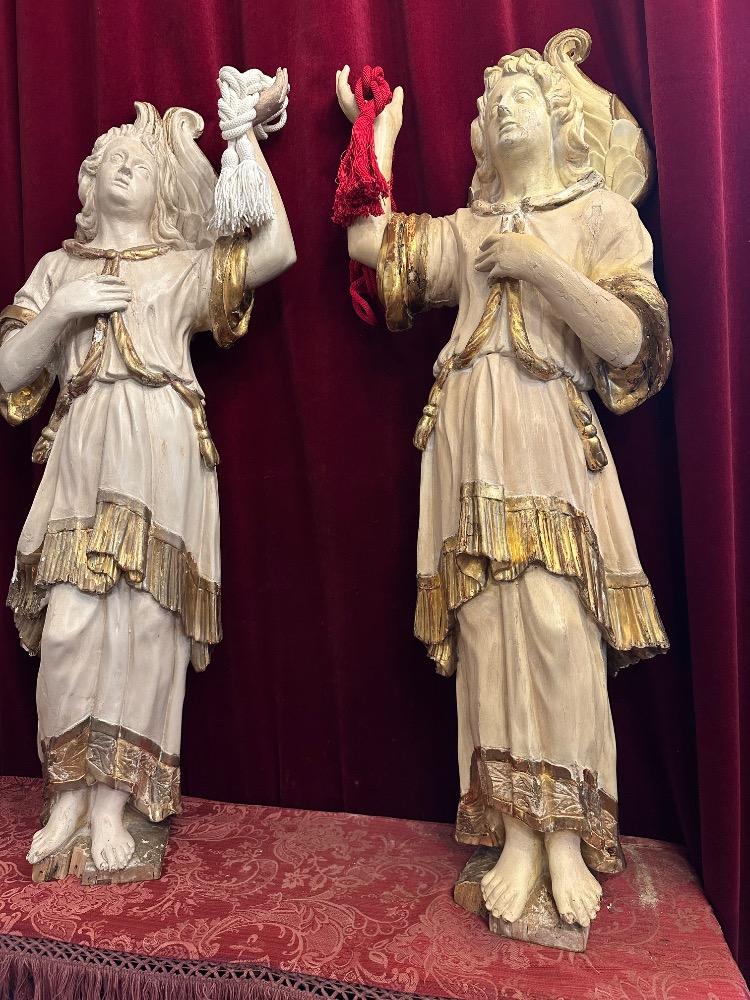 Pair  Baroque - Style Angels