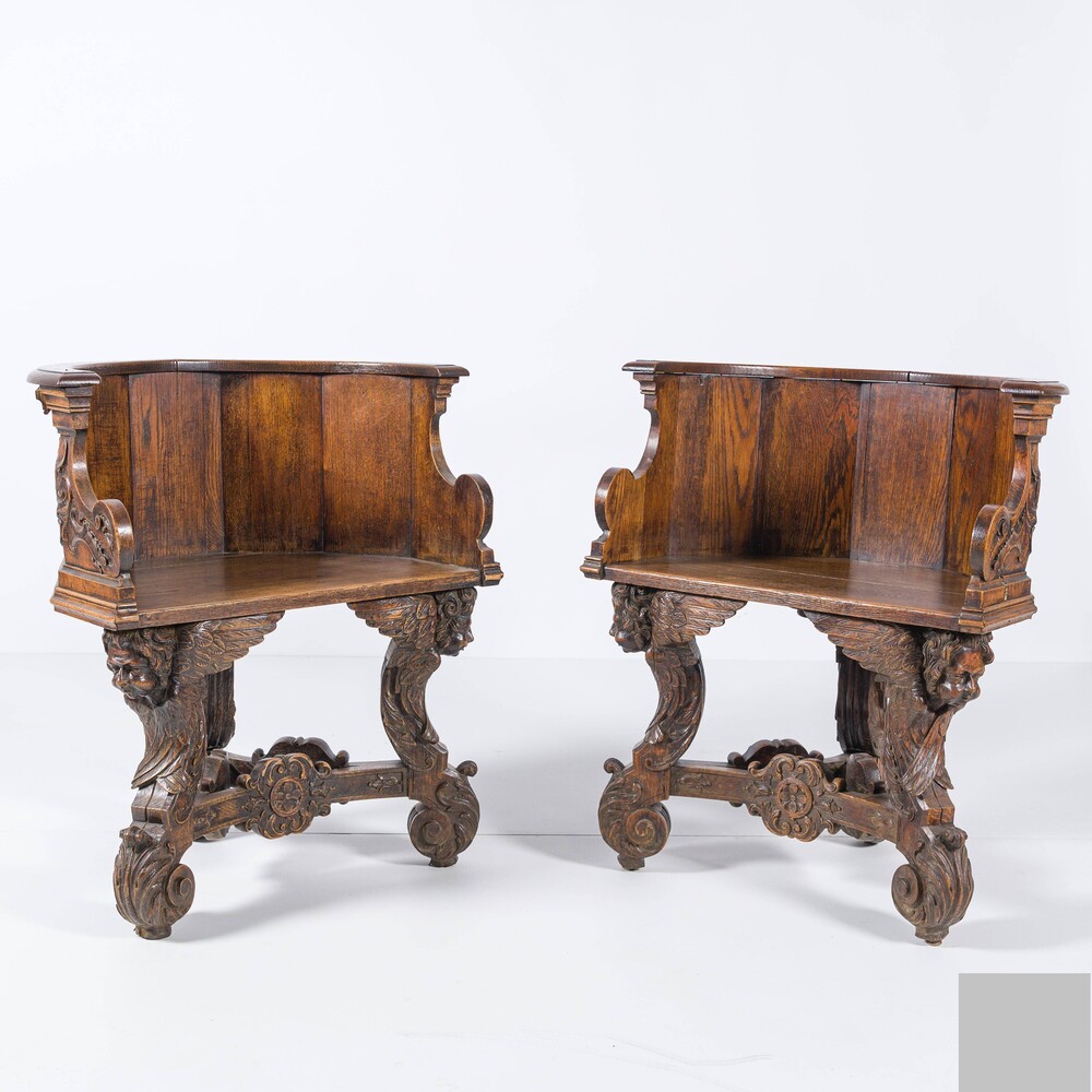 Pair Baroque - Style Chairs