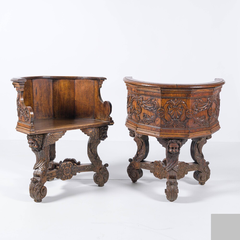 Pair Baroque - Style Chairs