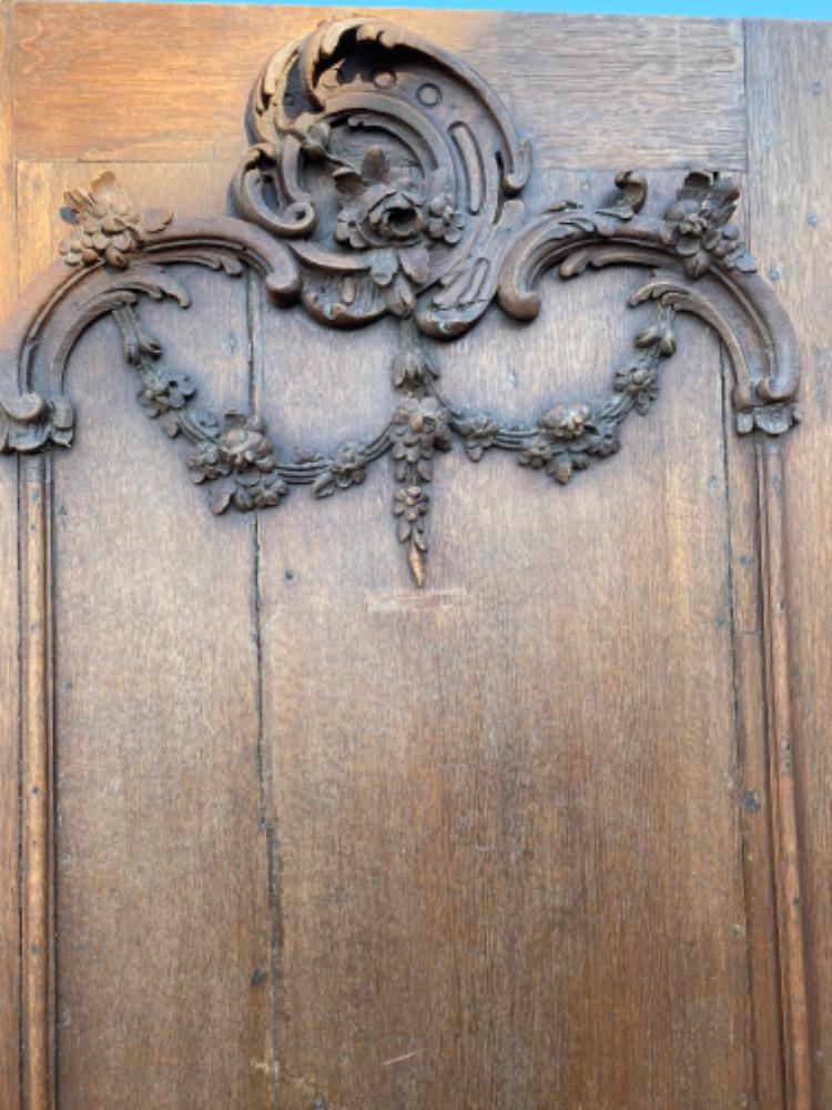 Pair  Baroque - Style Entrance Doors