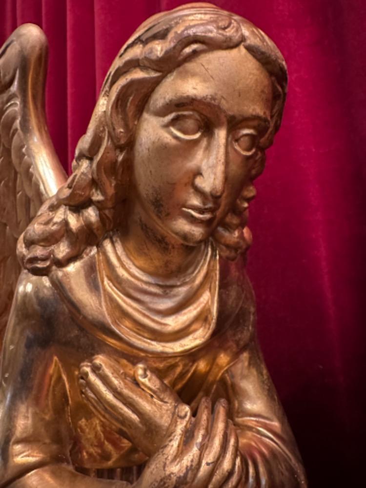 Pair Baroque - Style Kneeling Angels