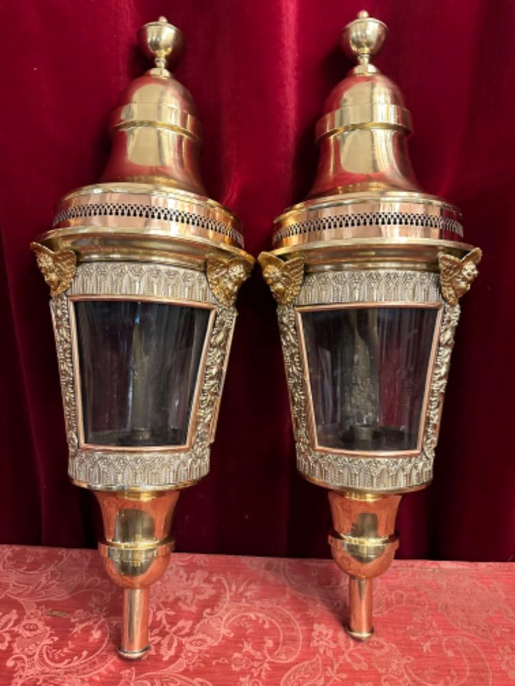 Pair  Baroque - Style Matching Lanterns