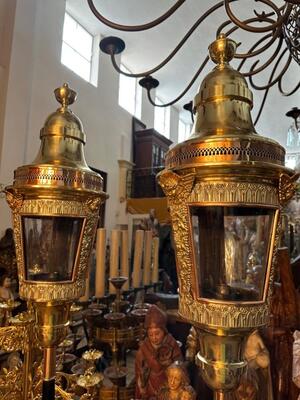 Pair  Baroque - Style Matching Lanterns