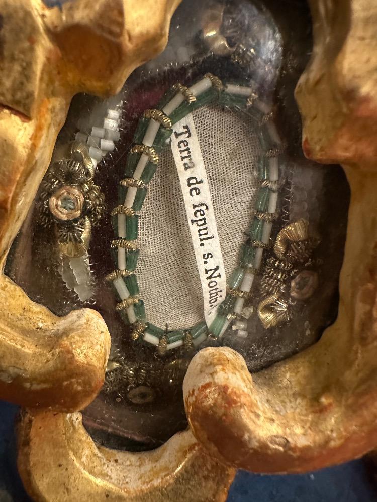 Pair Baroque - Style Matching Large Baroque Altar - Reliquaries