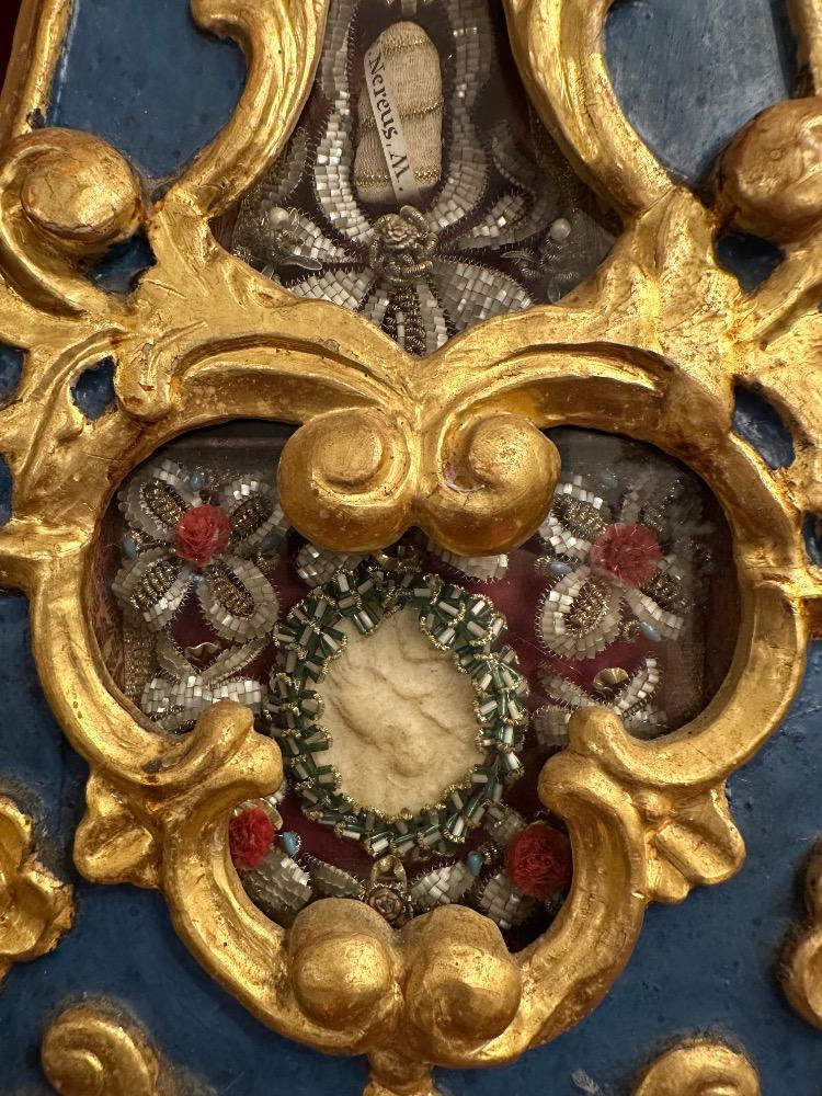 Pair Baroque - Style Matching Large Baroque Altar - Reliquaries