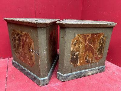 Pair Baroque - Style Matching Stands