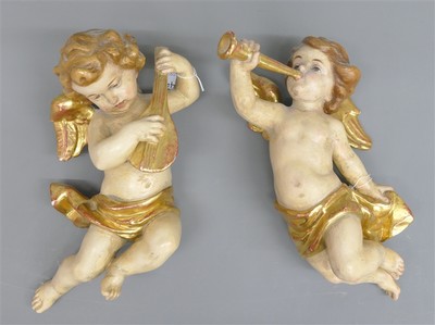Pair BAROQUE-STYLE  Music - Angels