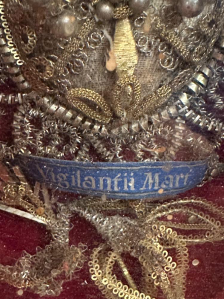 Pair Baroque - Style Reliquary - Relics: S. Vigilantii Mart. S. Bonifacii Mart.