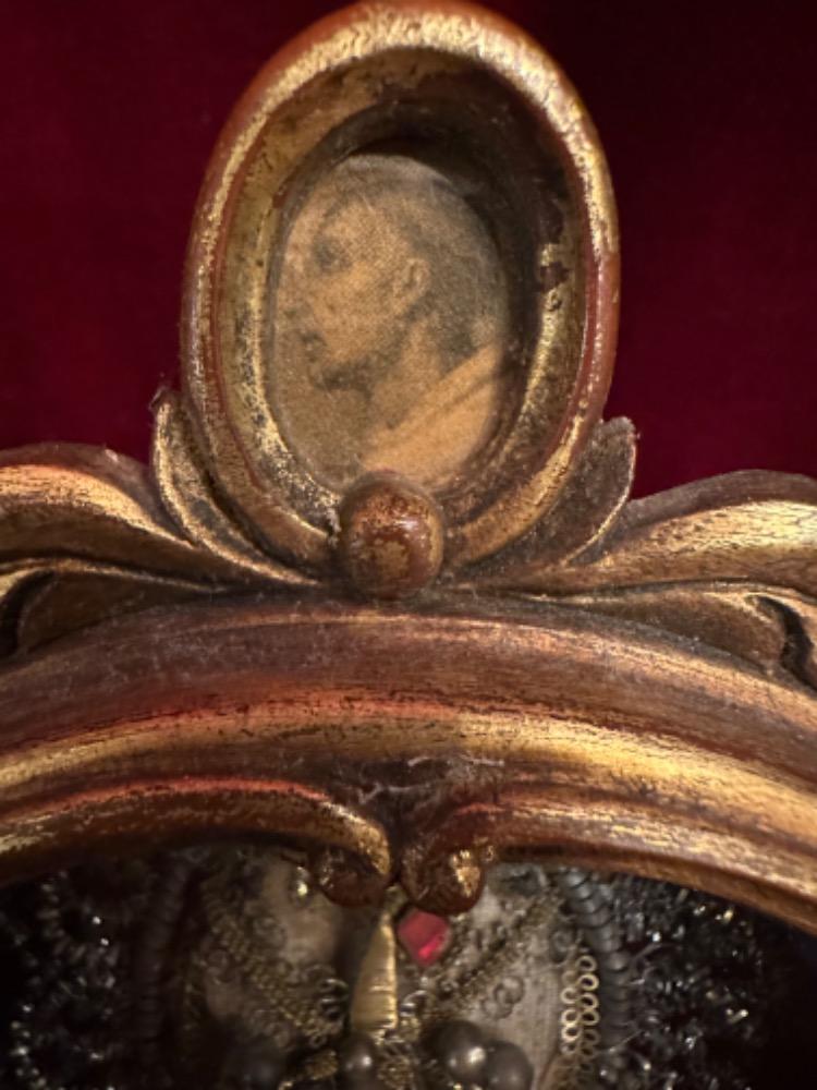 Pair Baroque - Style Reliquary - Relics: S. Vigilantii Mart. S. Bonifacii Mart.