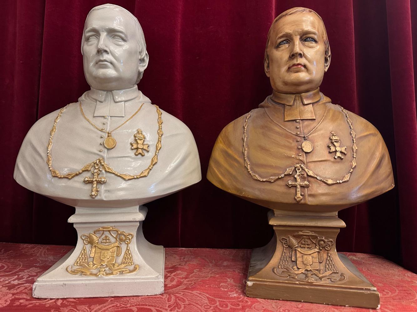 Pair  Busts Pius X