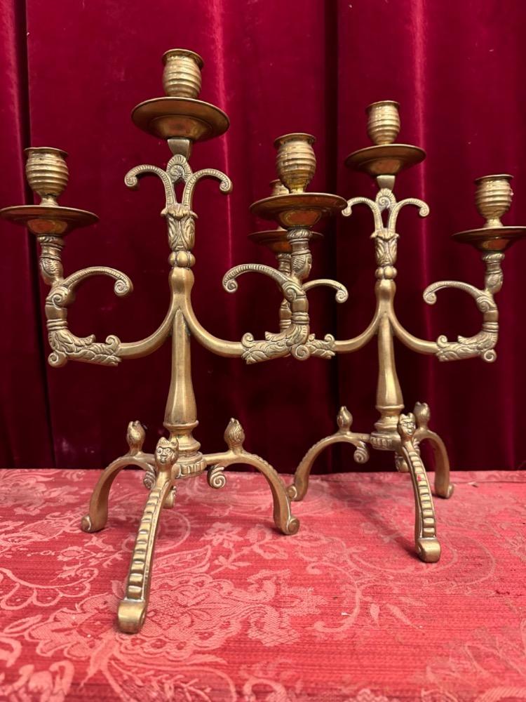 Pair  Candle Holders