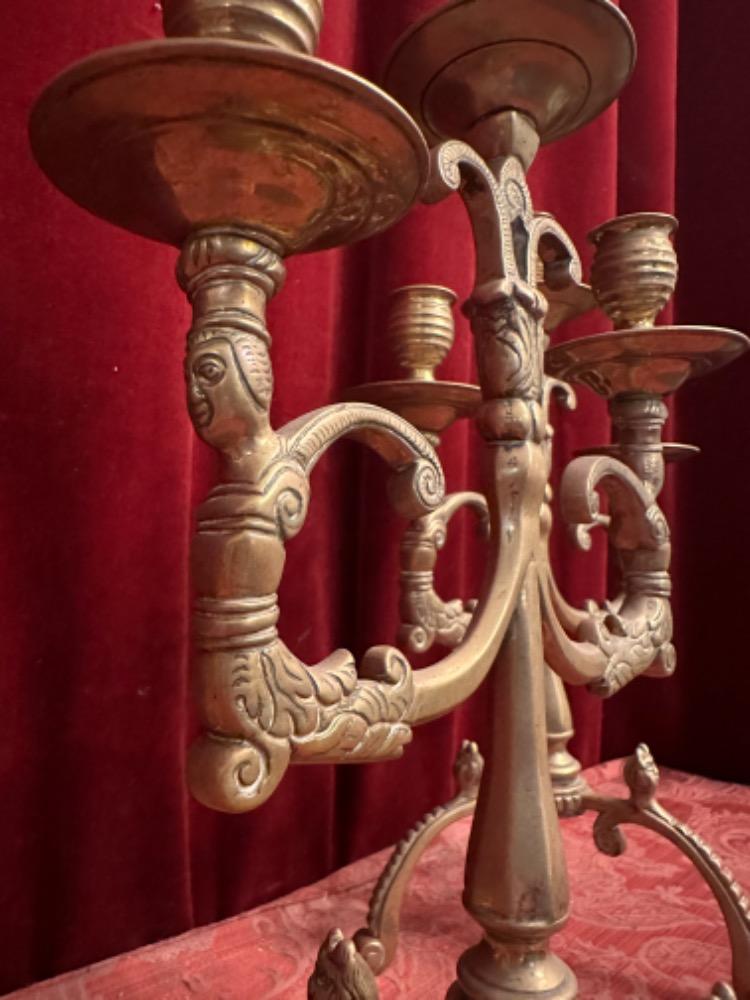 Pair  Candle Holders