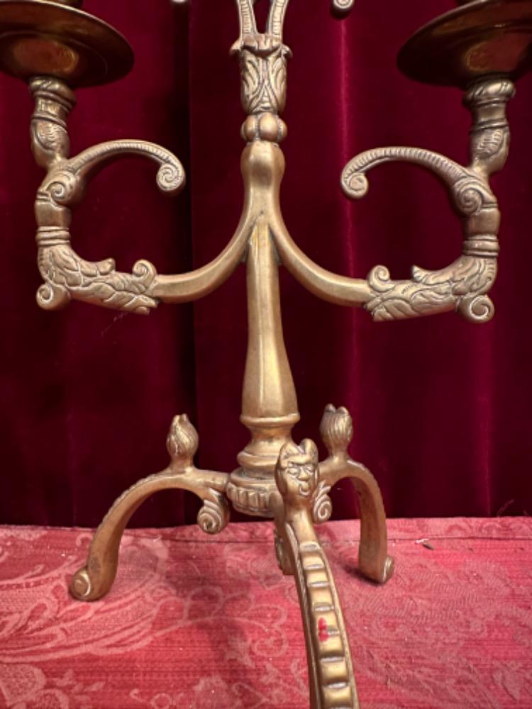 Pair  Candle Holders