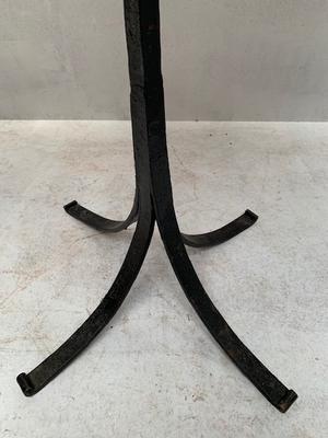 Candle Holders en Hand forged - iron , Belgium 19th century ( anno 1835 )