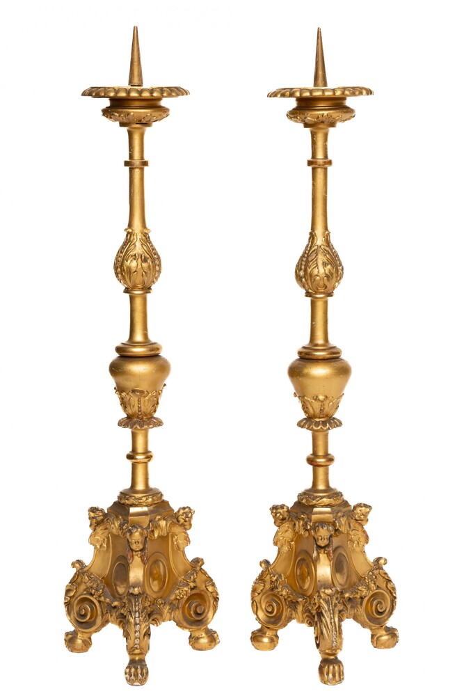 Pair   Candle Holders Expected !