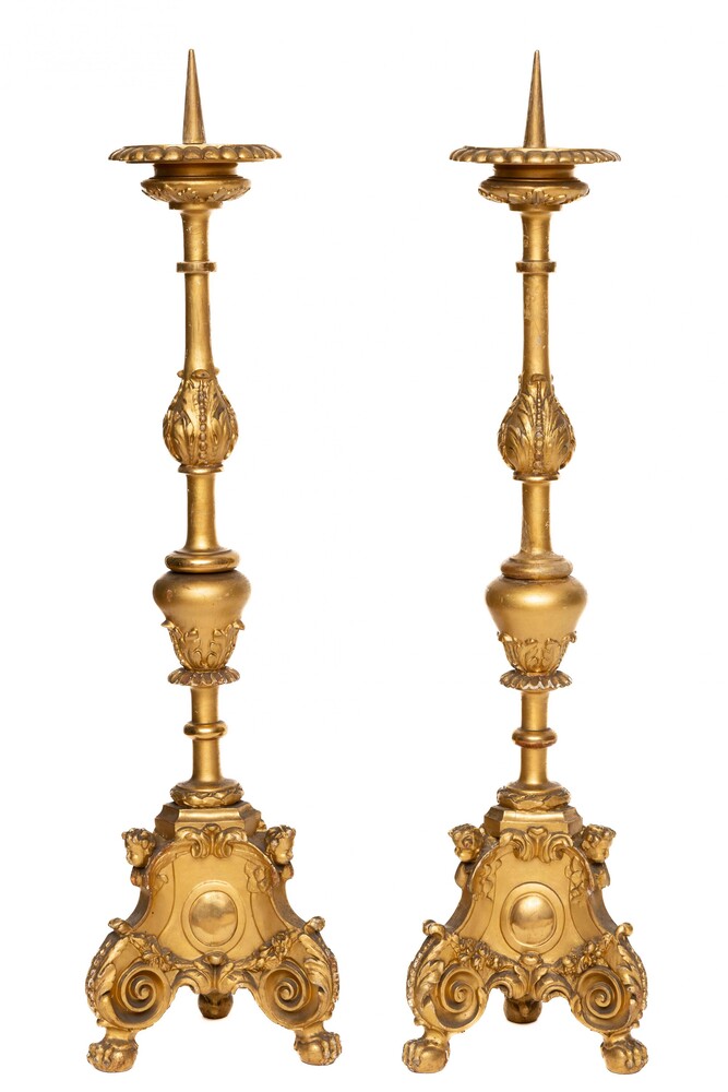 Pair   Candle Holders Expected !
