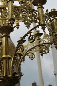 Candle Sticks en Brass / Bronze, France 19th century