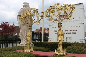 Candle Sticks en Brass / Bronze / Gilt, France 19th century