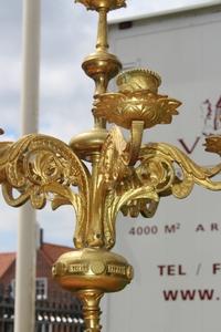 Candle Sticks en bronze - gilt, France 19th century