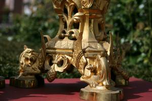 Candle Sticks en bronze , France 19th century