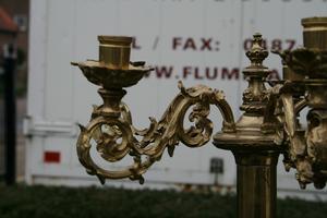 Candle Sticks en Bronze, France 19th century