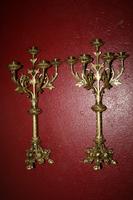 Candle Sticks en bronze, France 19th century