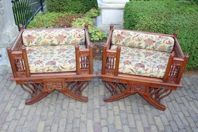 Chairs en wood, 20th century